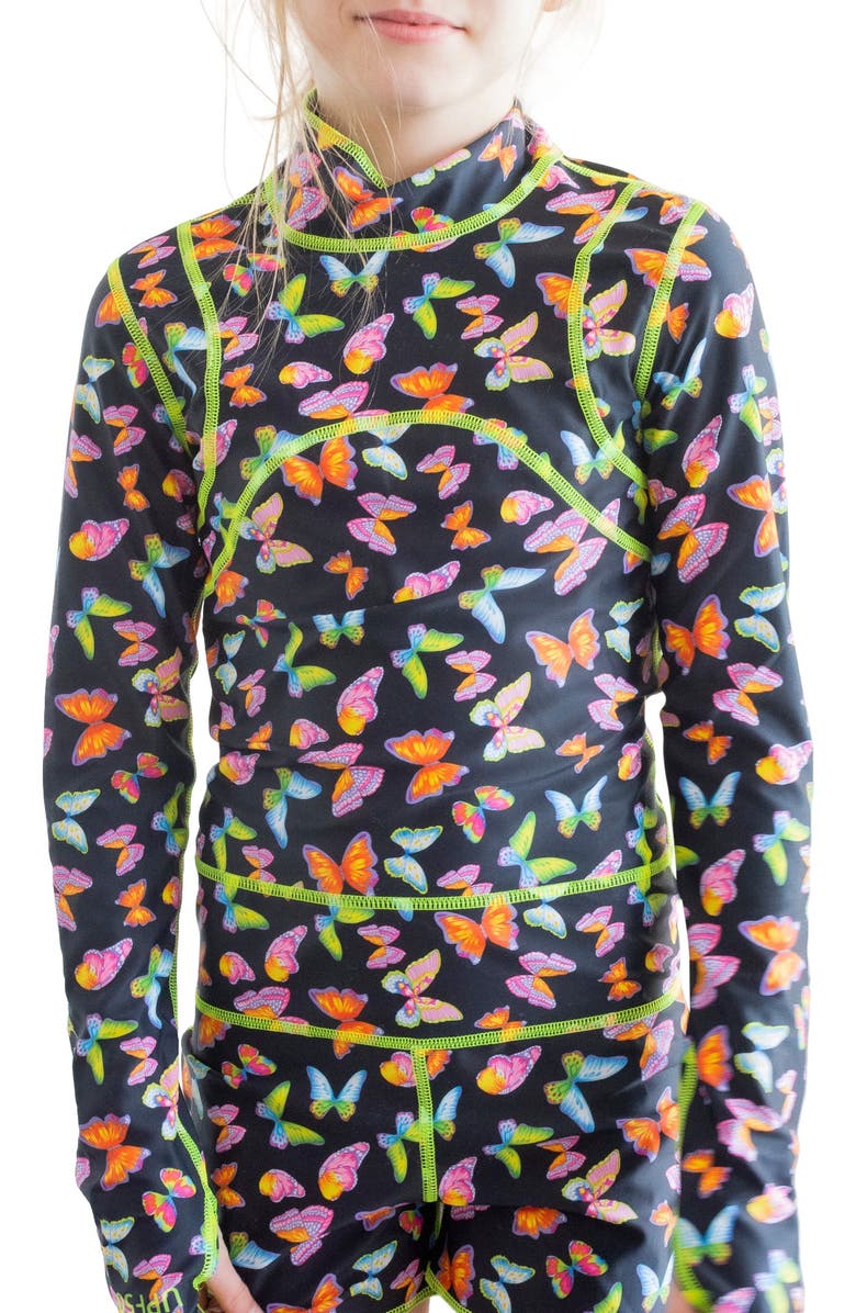 TUTUBLUE Girls' One-Piece Swimsuit - UPF 50+, Main, color, Black