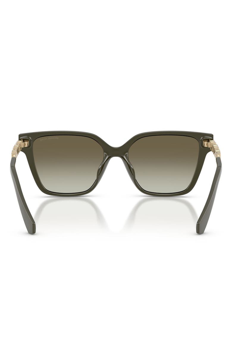 Michael Kors Piedmont 56mm Square Sunglasses, Alternate, color, Olive / Green