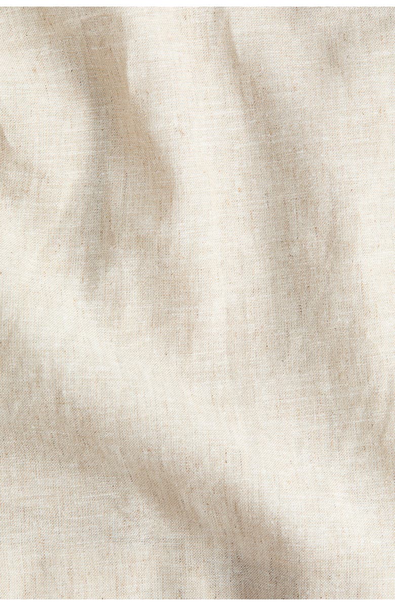 H&M Linen-blend Blazer, Alternate, color, Light Beige Melange