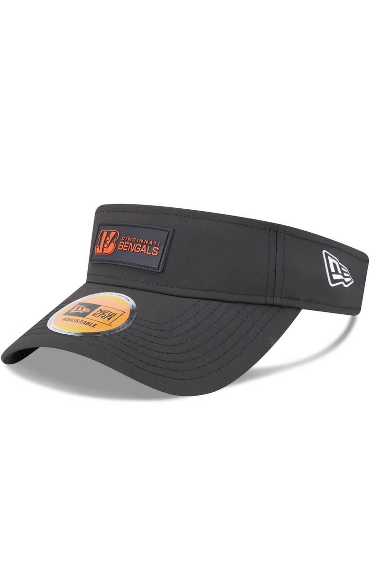 New Era Men's New Era Black Cincinnati Bengals 2025 Sideline Visor, Main, color, Black