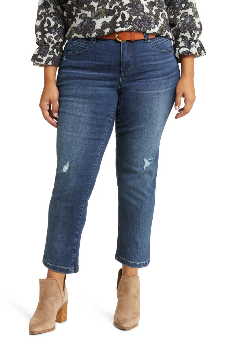 Wit & Wisdom 'Ab'Solution Ankle Straight Leg Jeans, Main, color, 