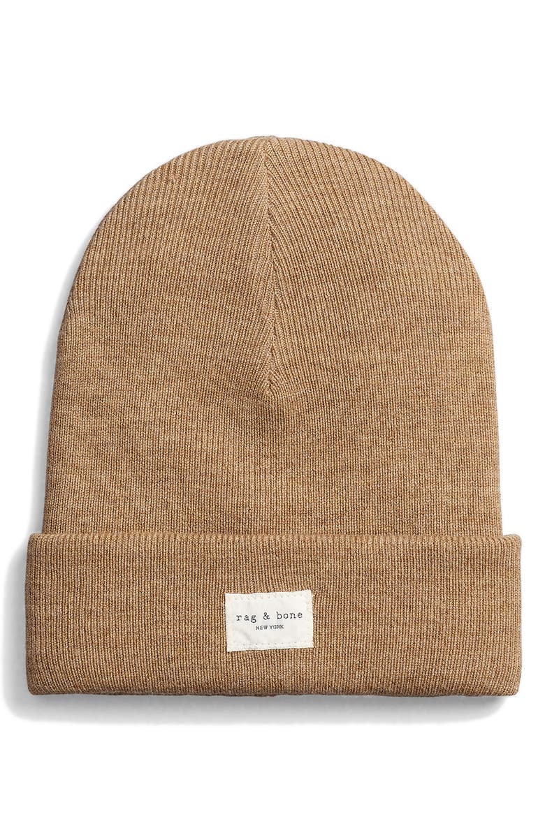 rag & bone ICONS Addison Wool Blend Beanie, Main, color, 