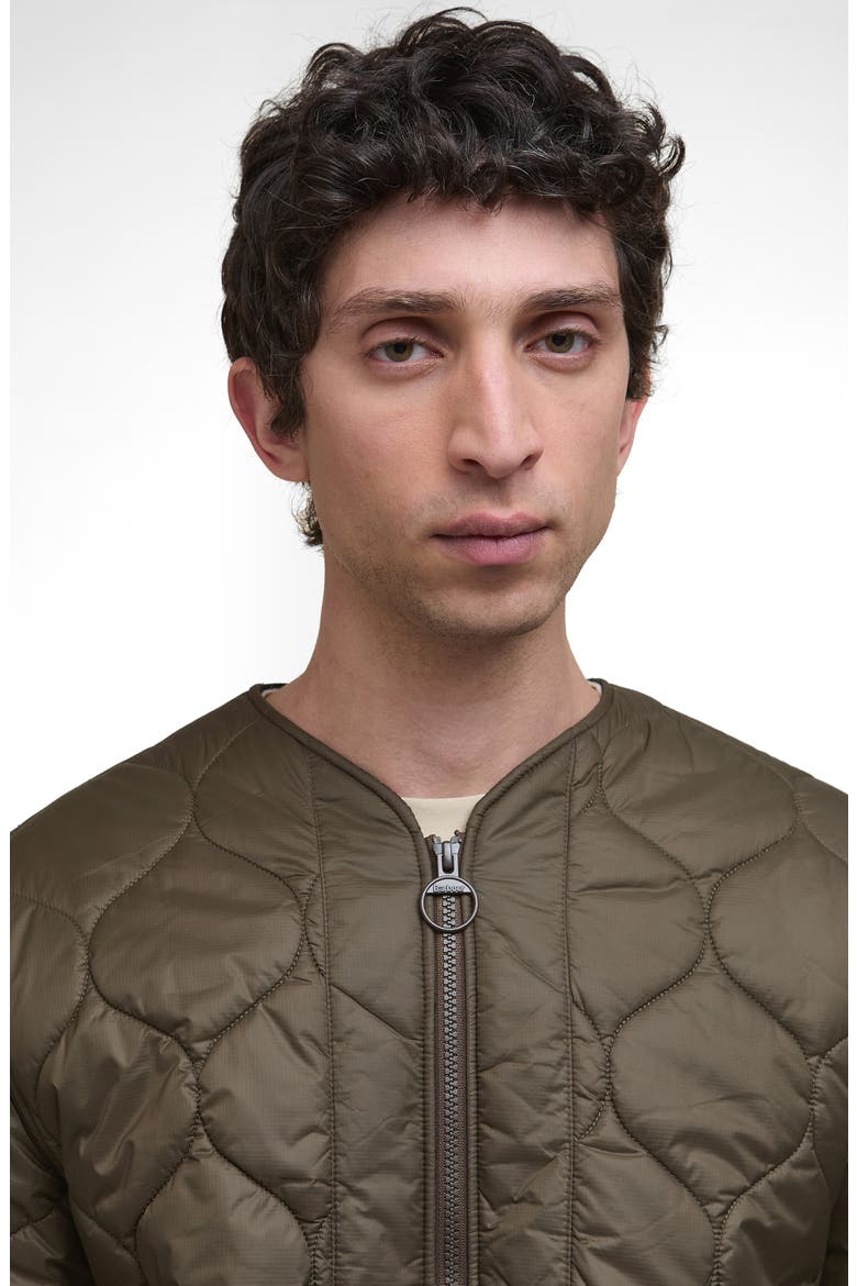 Re-Engineered Utility Onion Quilted Ripstop Jacket, Alternate, color, DARK OLIVE