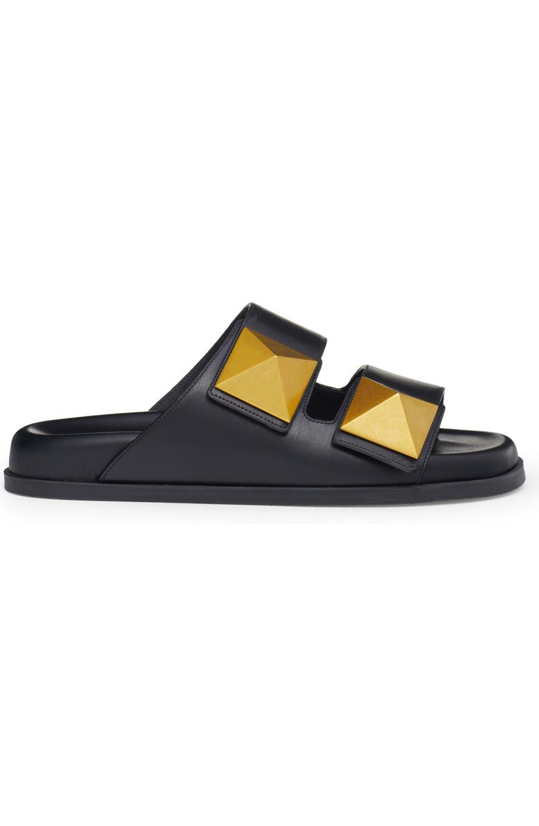 Valentino Garavani Roman Stud Slide Sandal, Alternate, color,