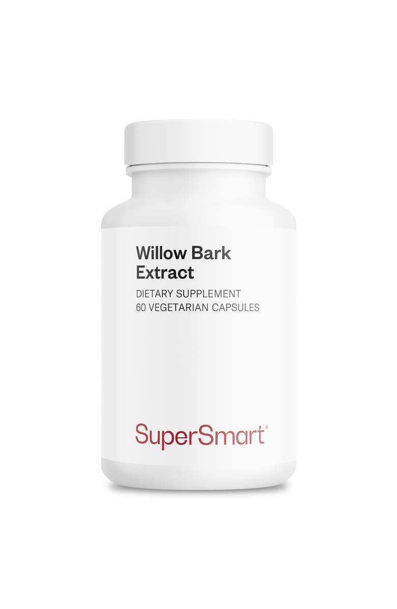 SuperSmart Willow Bark Extract 530mg, Main, color, 