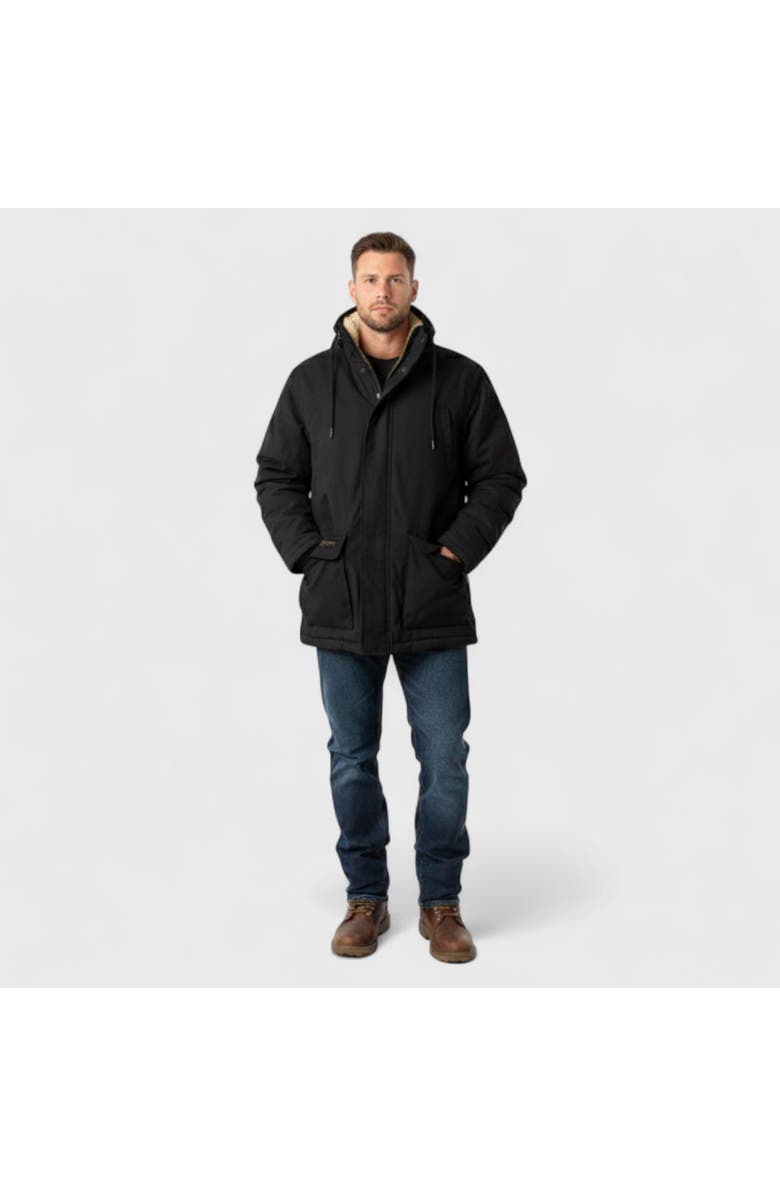 CANADA WEATHER GEAR Men's Duck Canvas Jacket, Main, color, Black