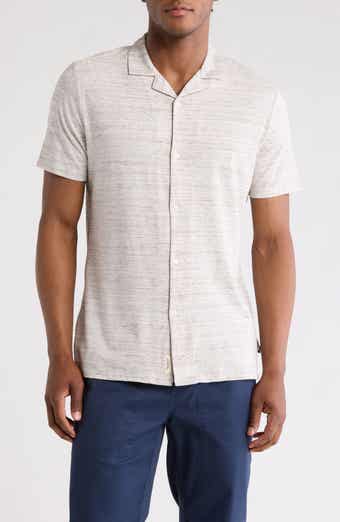 Civil Society Relaxed Fit Pointelle Stitch Camp Shirt