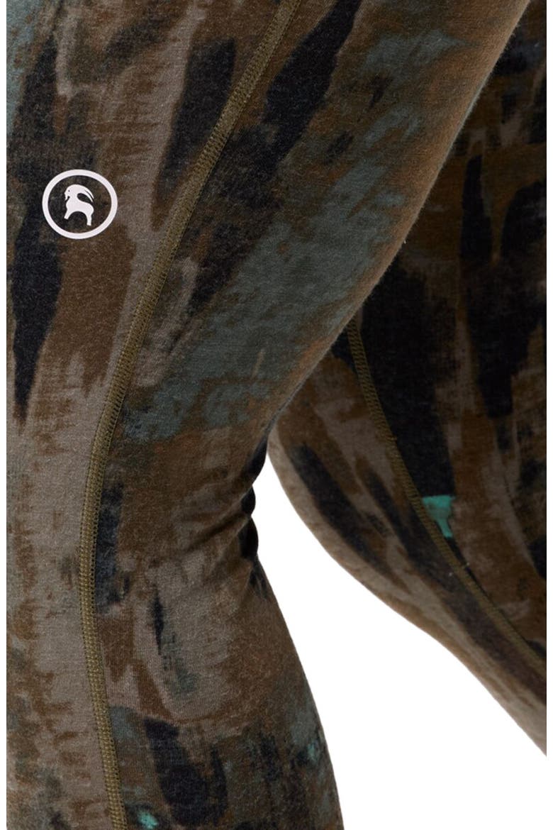 Cedars Rws Merino Lt-Wt Baselayer V-Waist Bottom - Women's, Alternate, color, Camo Pendula Print