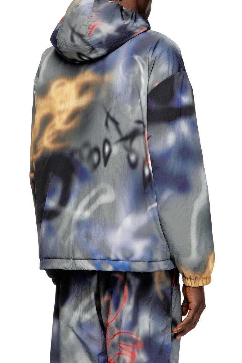 J-Mirr Hooded Jacket, Alternate, color, GREY