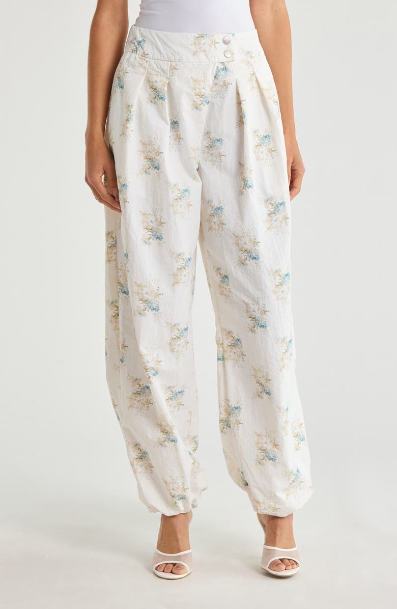 AFRM Tiffany Balloon Pants, Main, color, Antique Peony