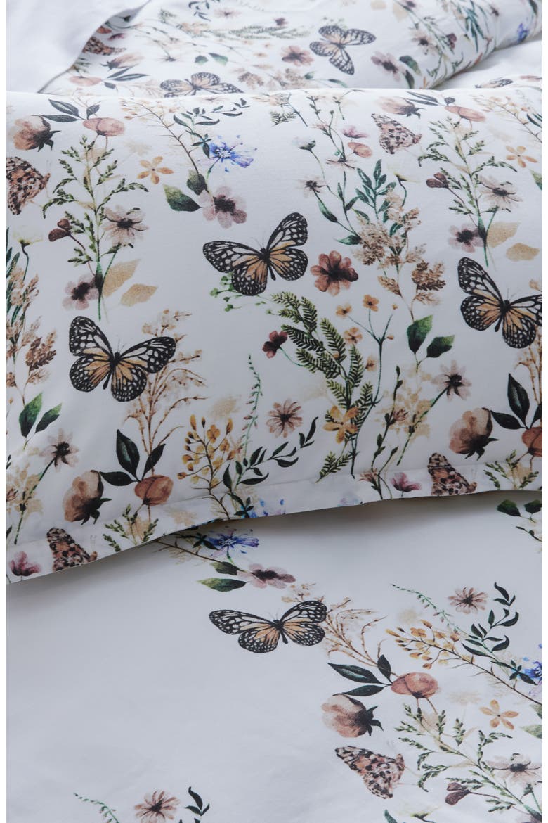 Jouy Queen Duvet Cover, Sheet & Shams Set, Alternate, color, GREEN