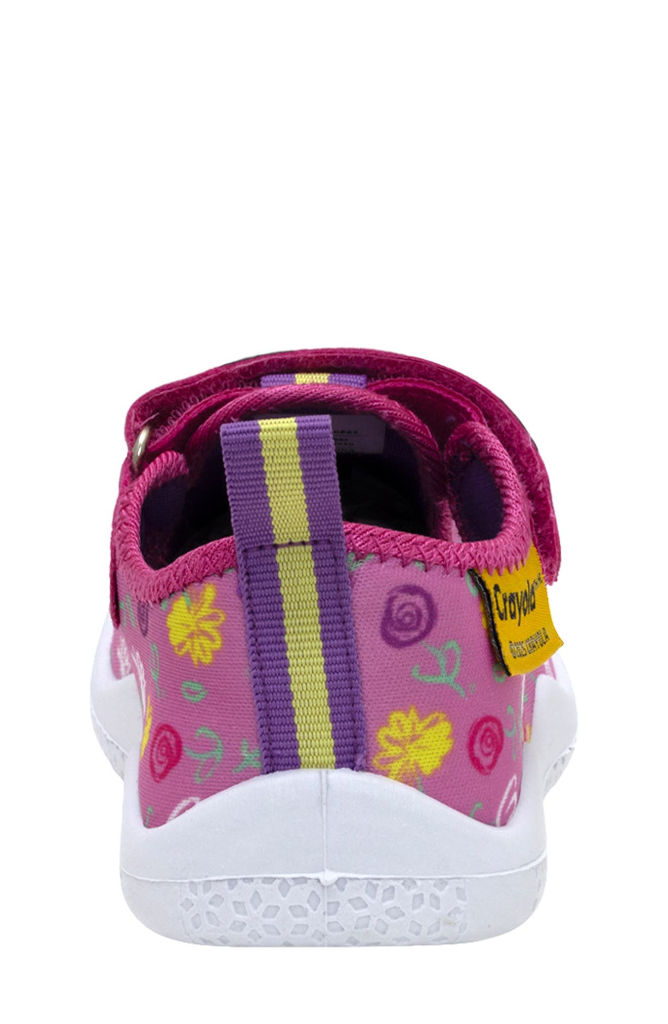 Robeez<sup>®</sup> Kids' Flower Doodles Sandal, Alternate, color, Pink