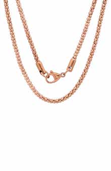 18k Rose Gold Plated Necklace