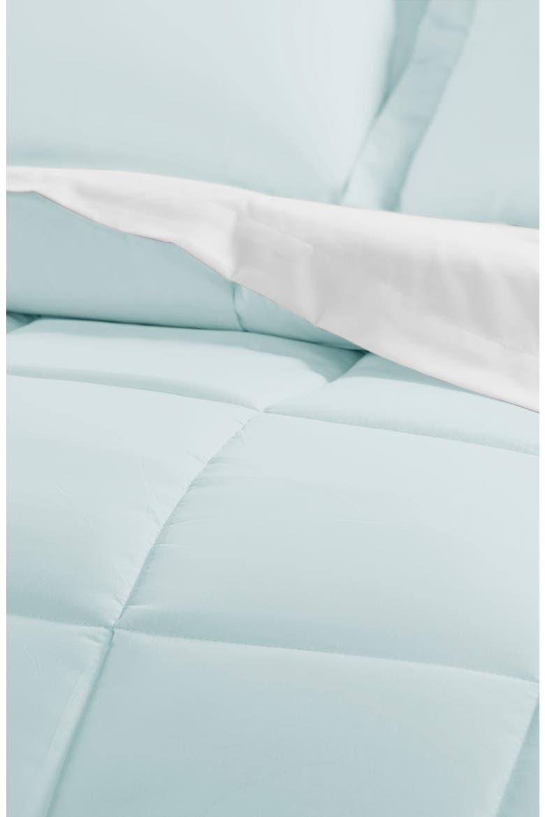HOME SPUN Premium 8-Piece Bed In A Bag, Alternate, color, AQUA