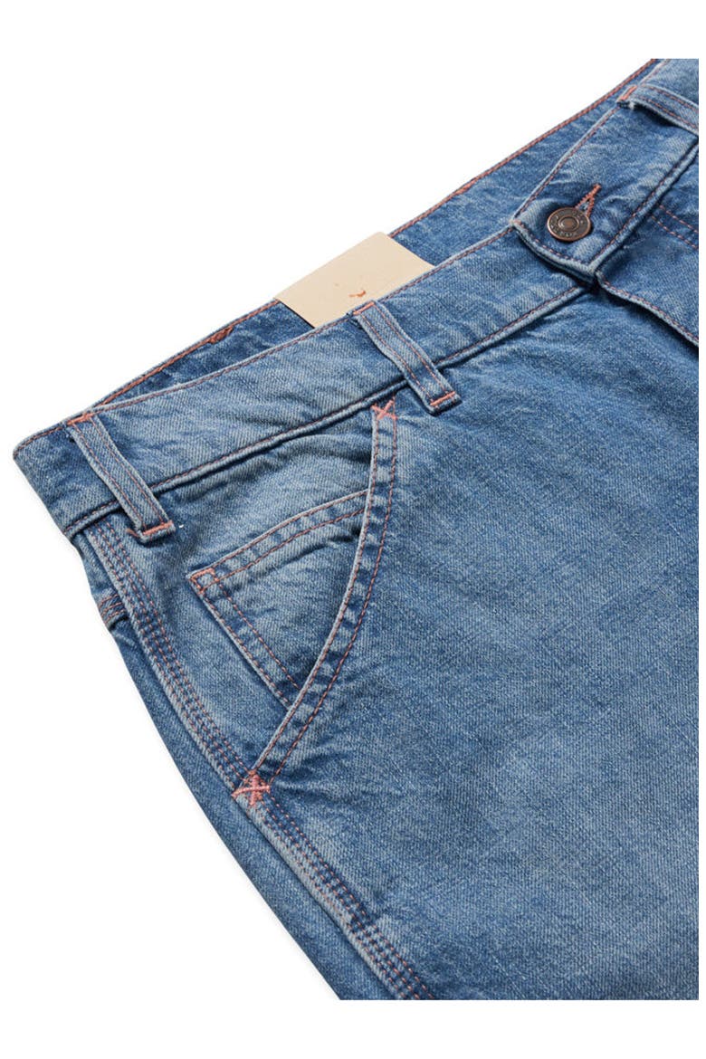 Allen Workwear Stone Wash Denim Trousers, Alternate, color, BLUE