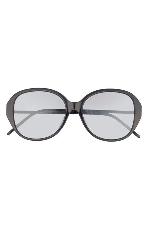 57mm Oval Sunglasses