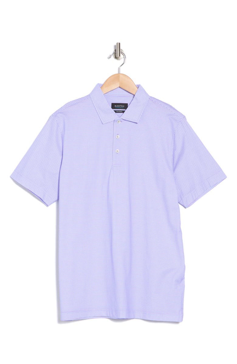 Bugatchi Geo Print Polo, Alternate, color, Lilac