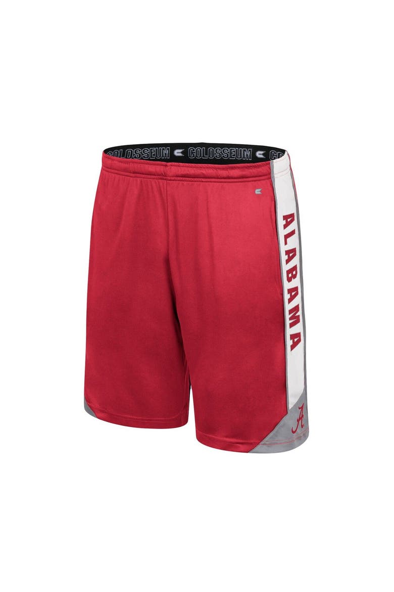 Men's Colosseum Crimson Alabama Crimson Tide Haller Shorts, Alternate, color, Crimson