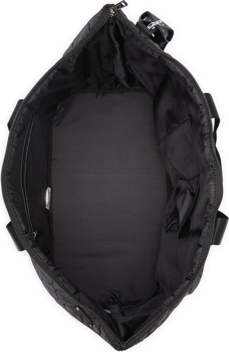 Madden Girl Quilted Weekend Tote Bag, Alternate, color,