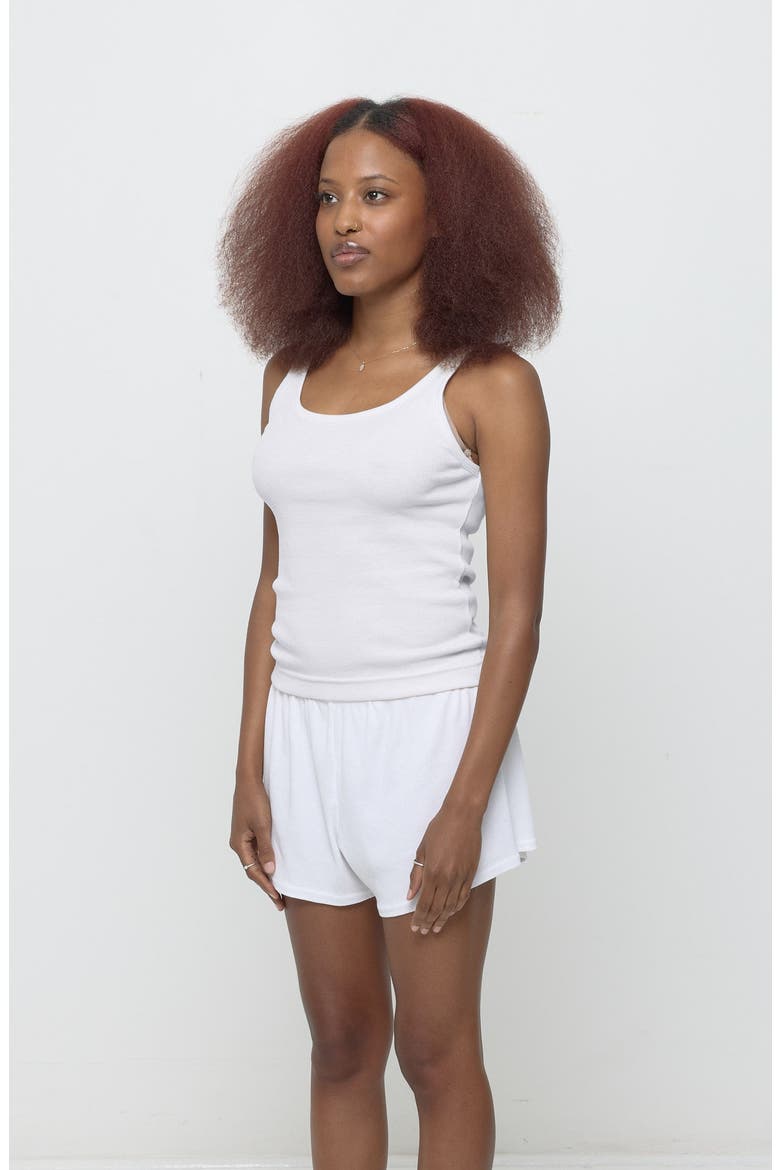 Rib Tank, Alternate, color, White