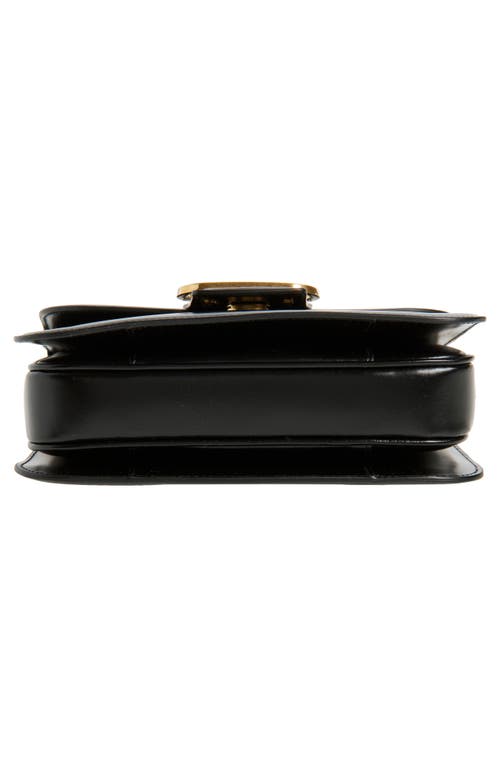 Valentino Garavani 9to5 Leather Shoulder Bag With Vlogo Signature Closure In Black