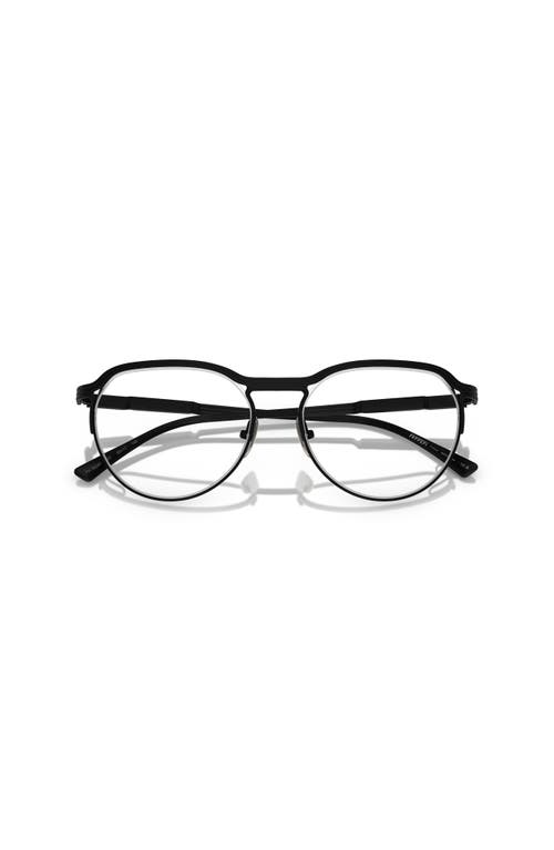 Ferrari 53mm Oval Optical Glasses In Black