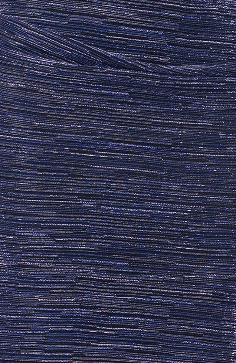 Betsy & Adam Crinkle Pleat Trumpet Gown, Alternate, color, 