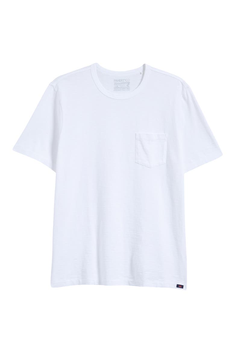 Sunwashed Pocket T-Shirt, Alternate, color, WHITE