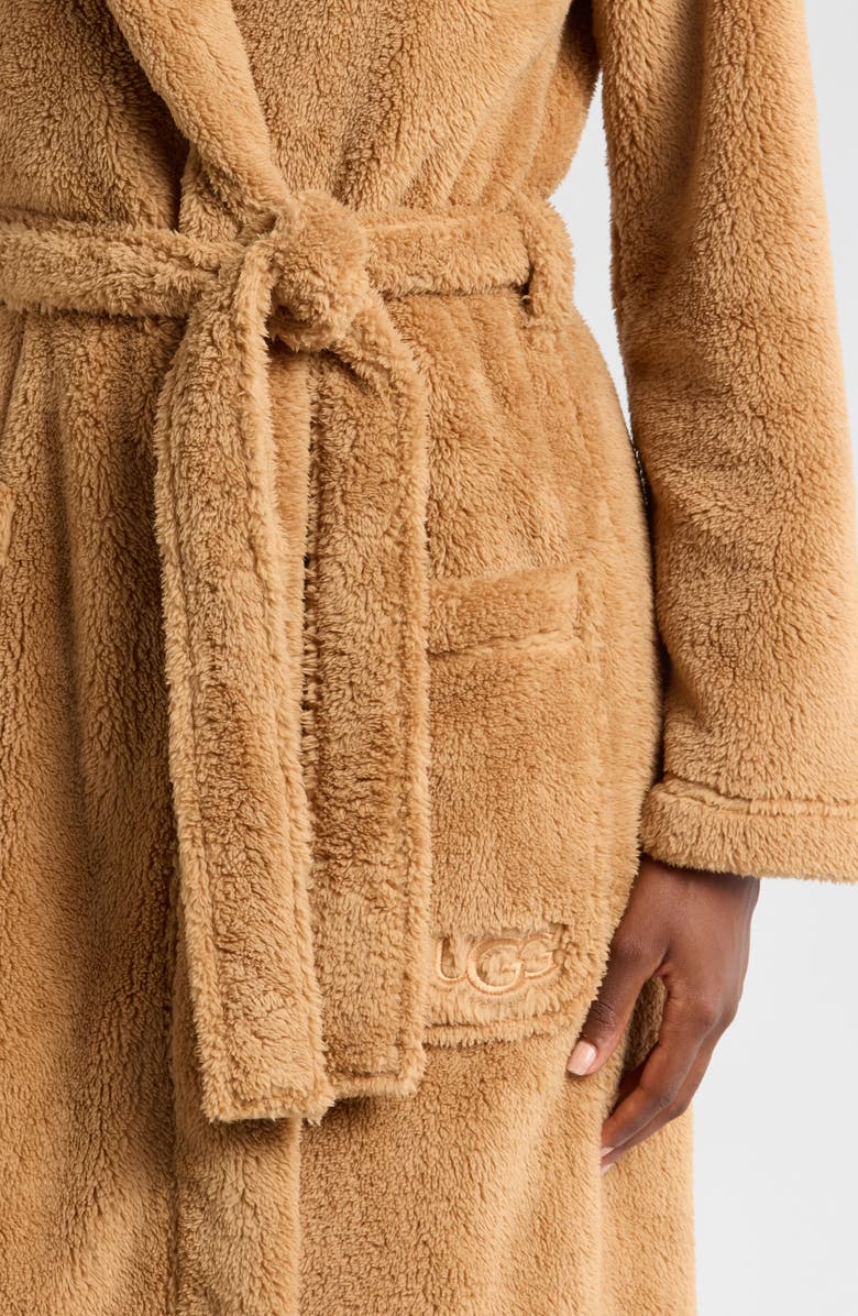 UGG<sup>®</sup> Aarti Long Fleece Robe, Alternate, color, Che