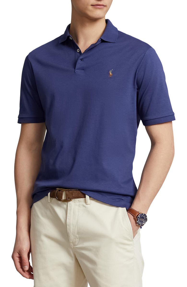 Polo Ralph Lauren Solid Polo, Main, color, 