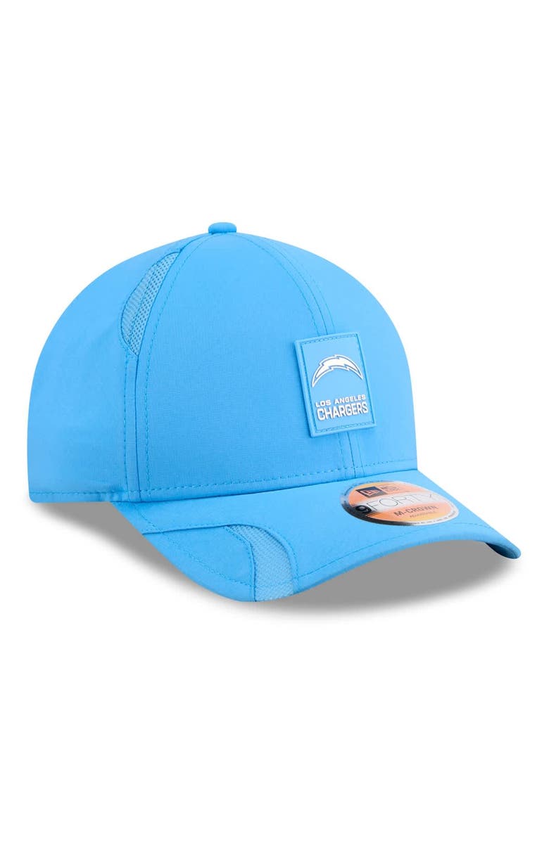 New Era Men's New Era Powder Blue Los Angeles Chargers 2025 Sideline M-Crown 9FORTY Adjustable Hat, Alternate, color, Powder Blue