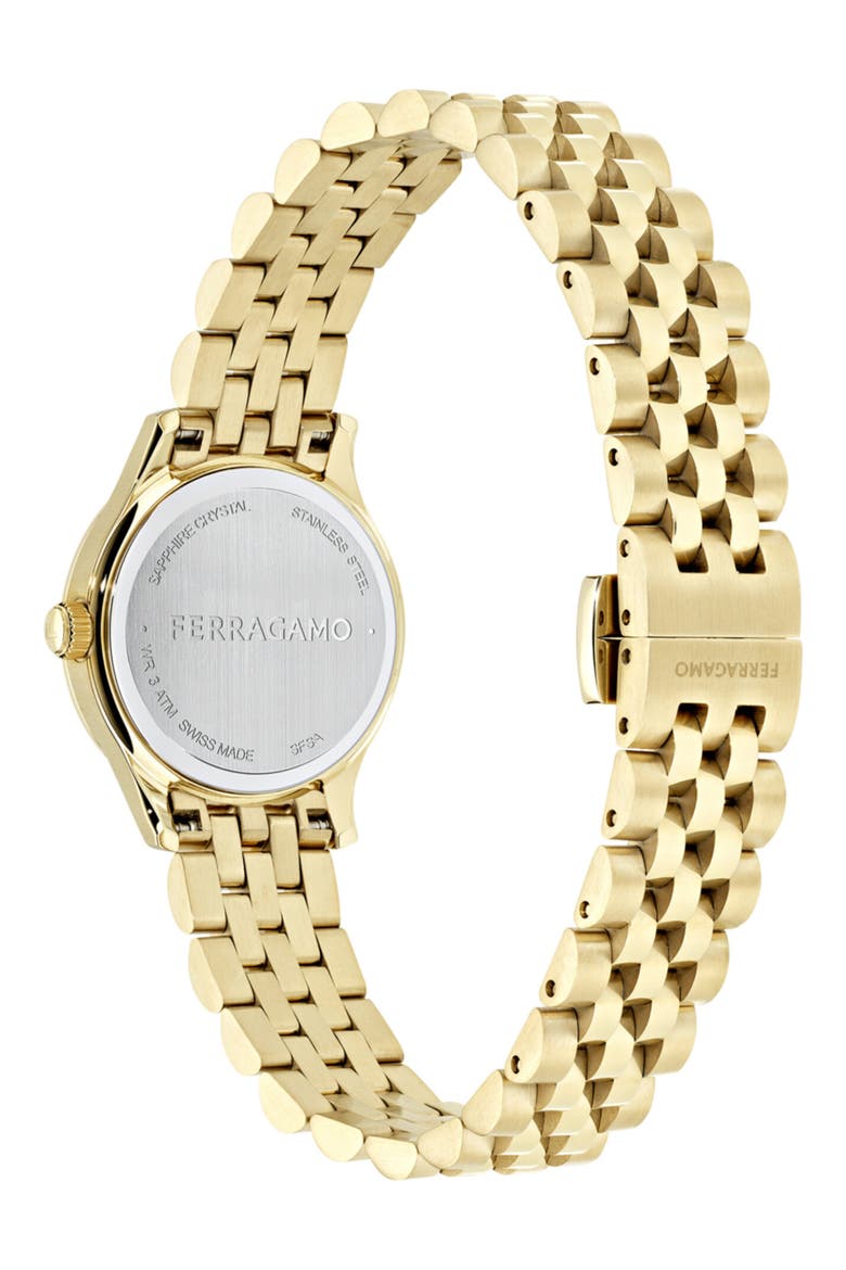 Mini Duo Diamond Bracelet Watch, 25mm, Alternate, color, IP YELLOW GOLD