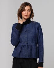 JUANA Denim Atelier Peplum Jacket