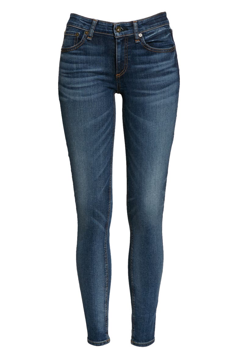 Cate Skinny Jeans, Alternate, color, VALLEY LIN