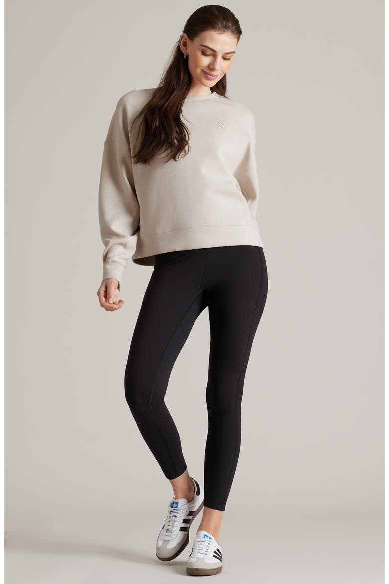 DreamGlow Crewneck Sweatshirt, Alternate, color, SAND