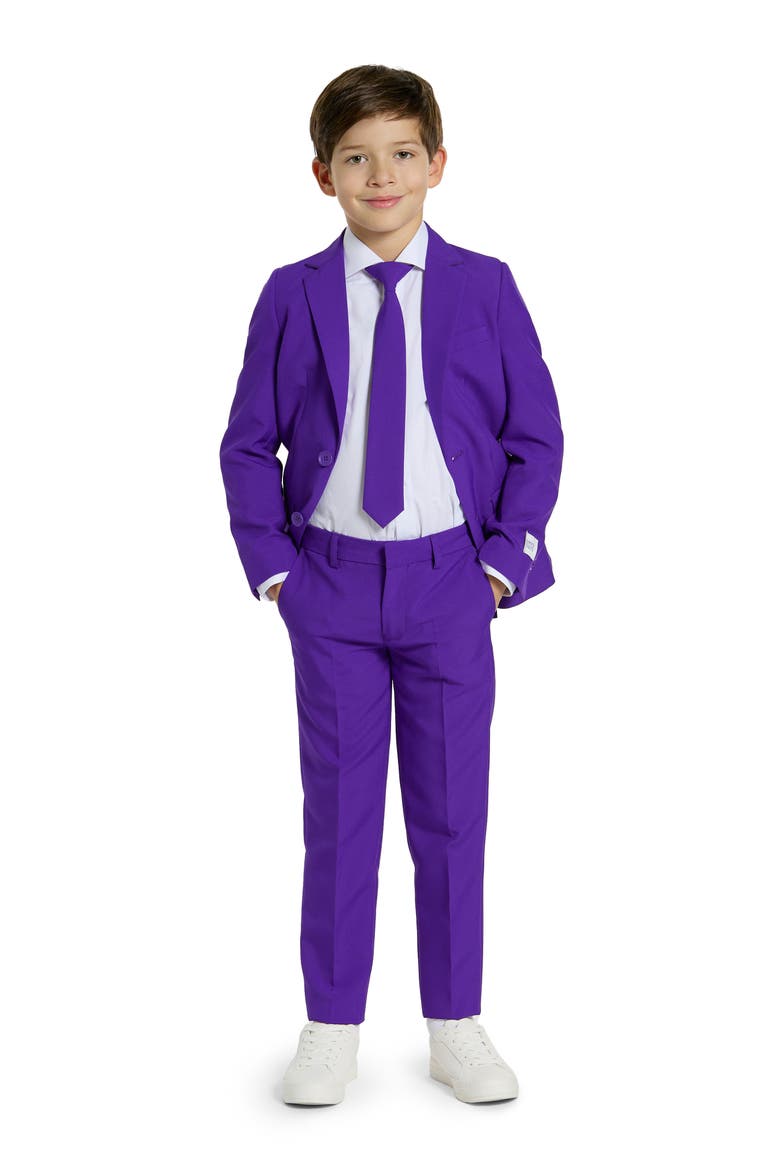 Kids' Purple Prince 3-Piece Suit with Tie, Main, color, PURPLE