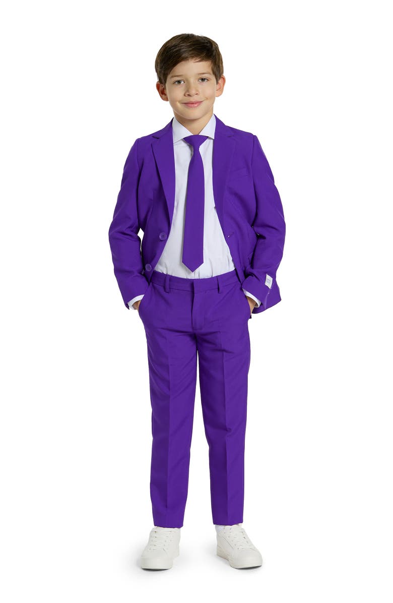OppoSuits Kids' Purple Prince 3-Piece Suit with Tie, Main, color, Purple
