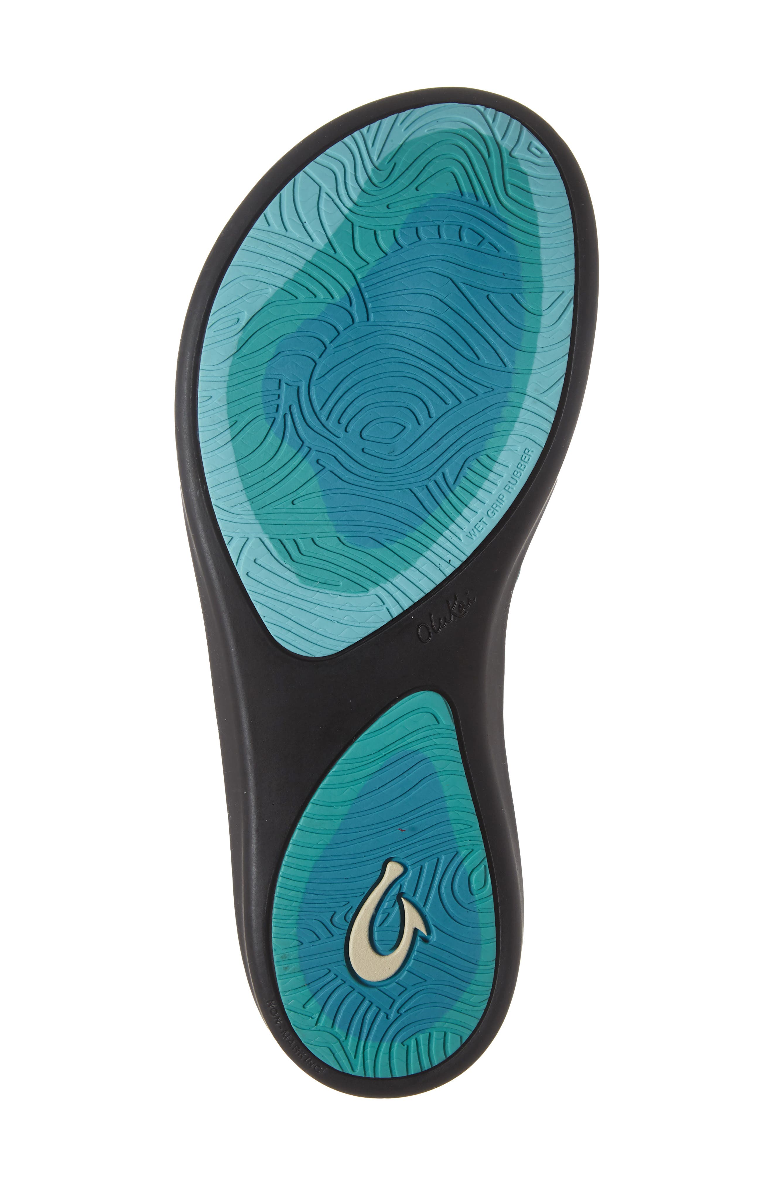 Punua Kiai Flip Flop, Alternate, color, TROPIC BLUE/ DARK SHADOW
