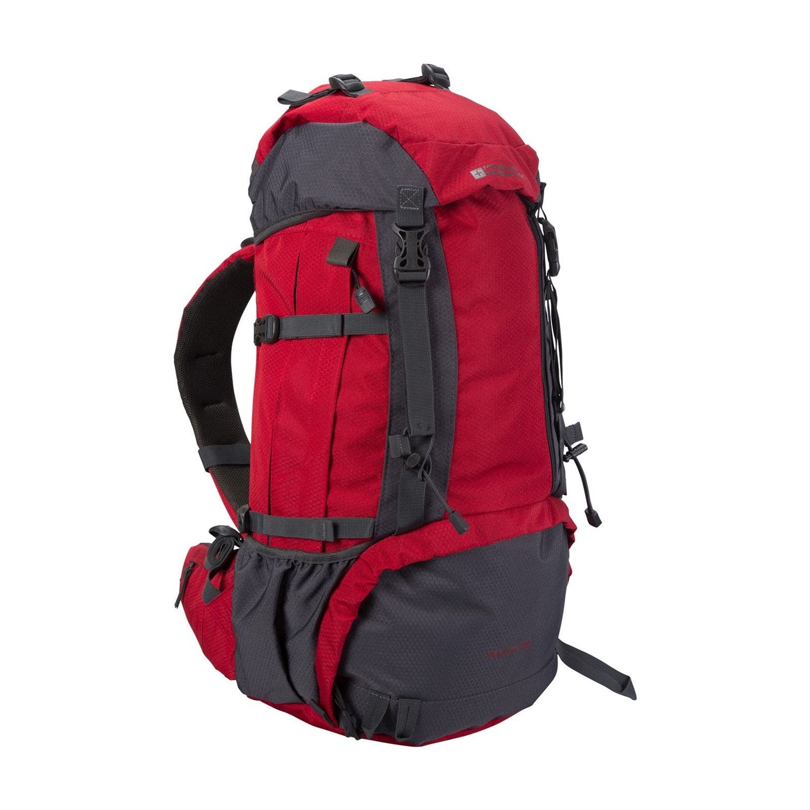 Venture Knapsack, Alternate, color, Red and Gray