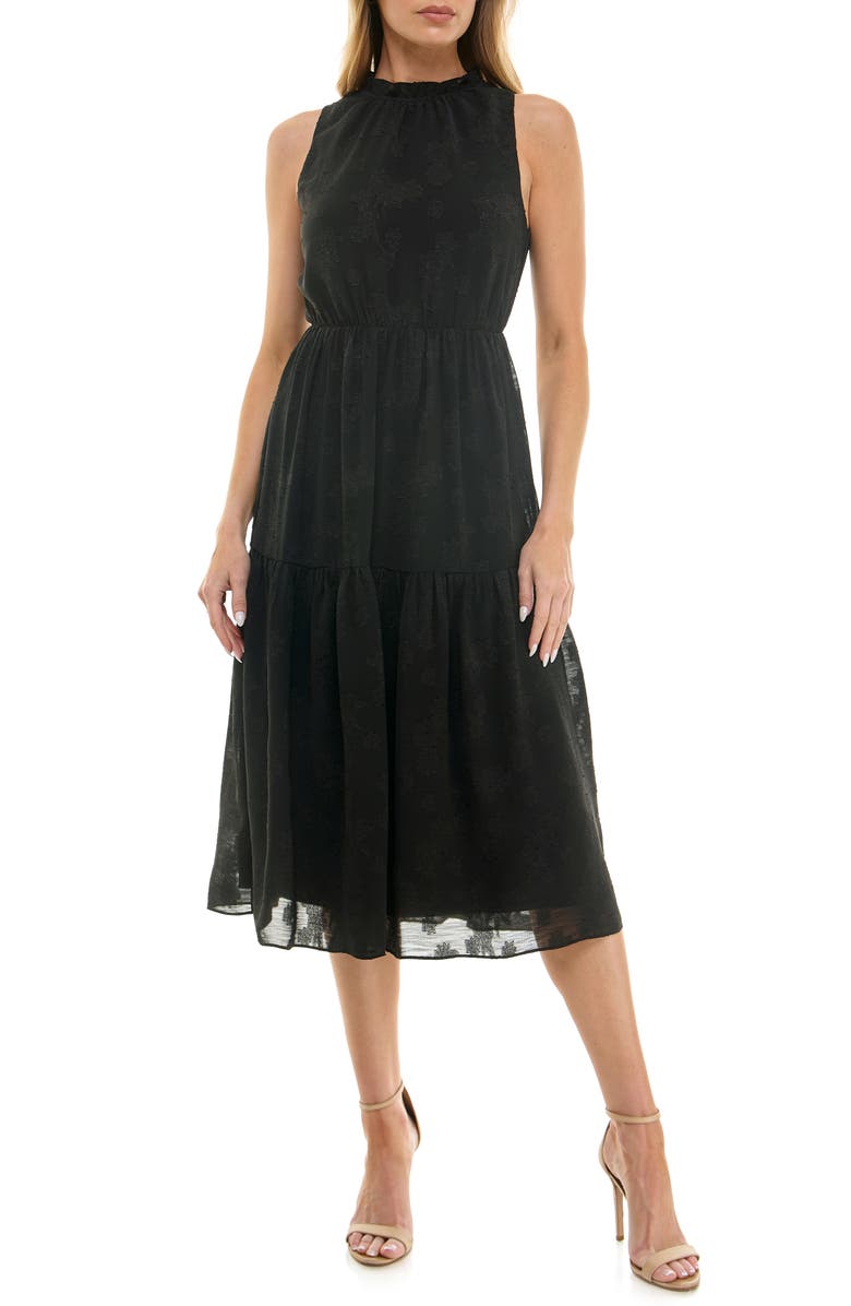 Socialite Embroidered Midi Dress | Nordstromrack
