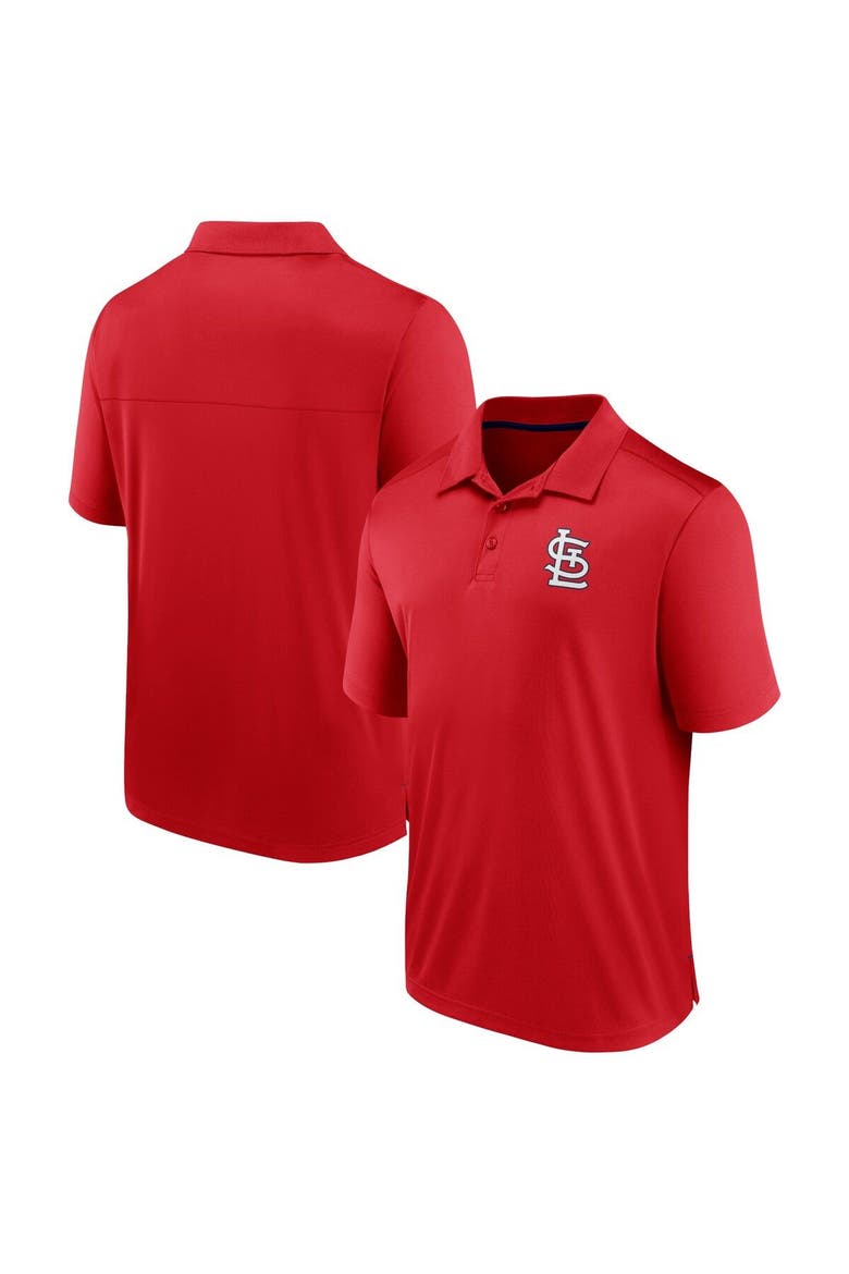 Men's Fanatics Branded  Red St. Louis Cardinals Fitted Polo, Main, color, Red
