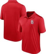FANATICS Men's Fanatics Branded Red St. Louis Cardinals Fitted Polo