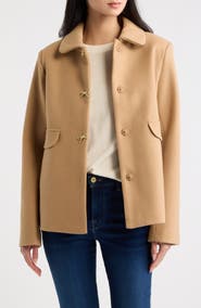 CeCe Bow Button Swing Jacket