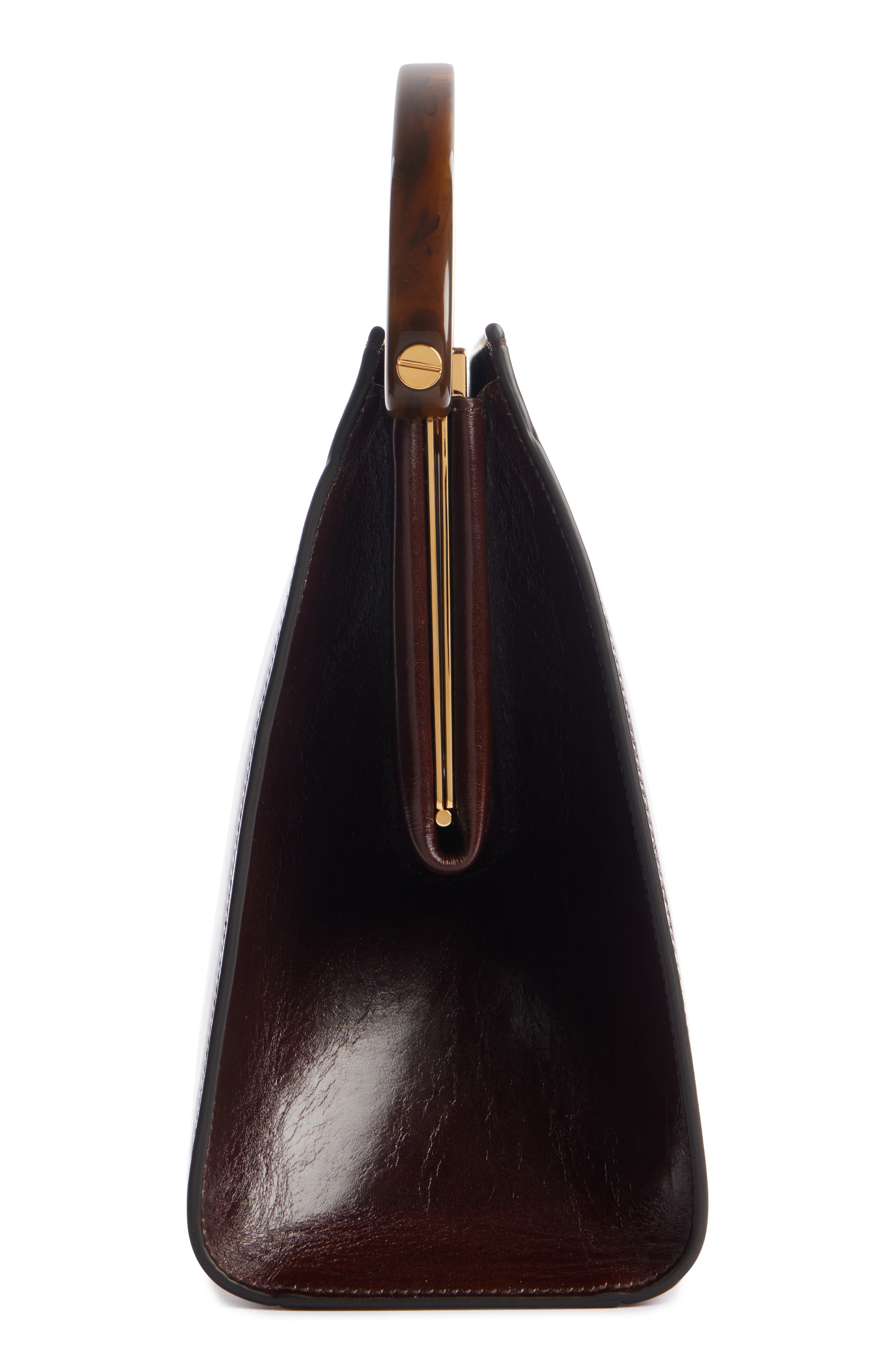 Dries Van Noten Medium Leather Top Handle Bag, Alternate, color, 