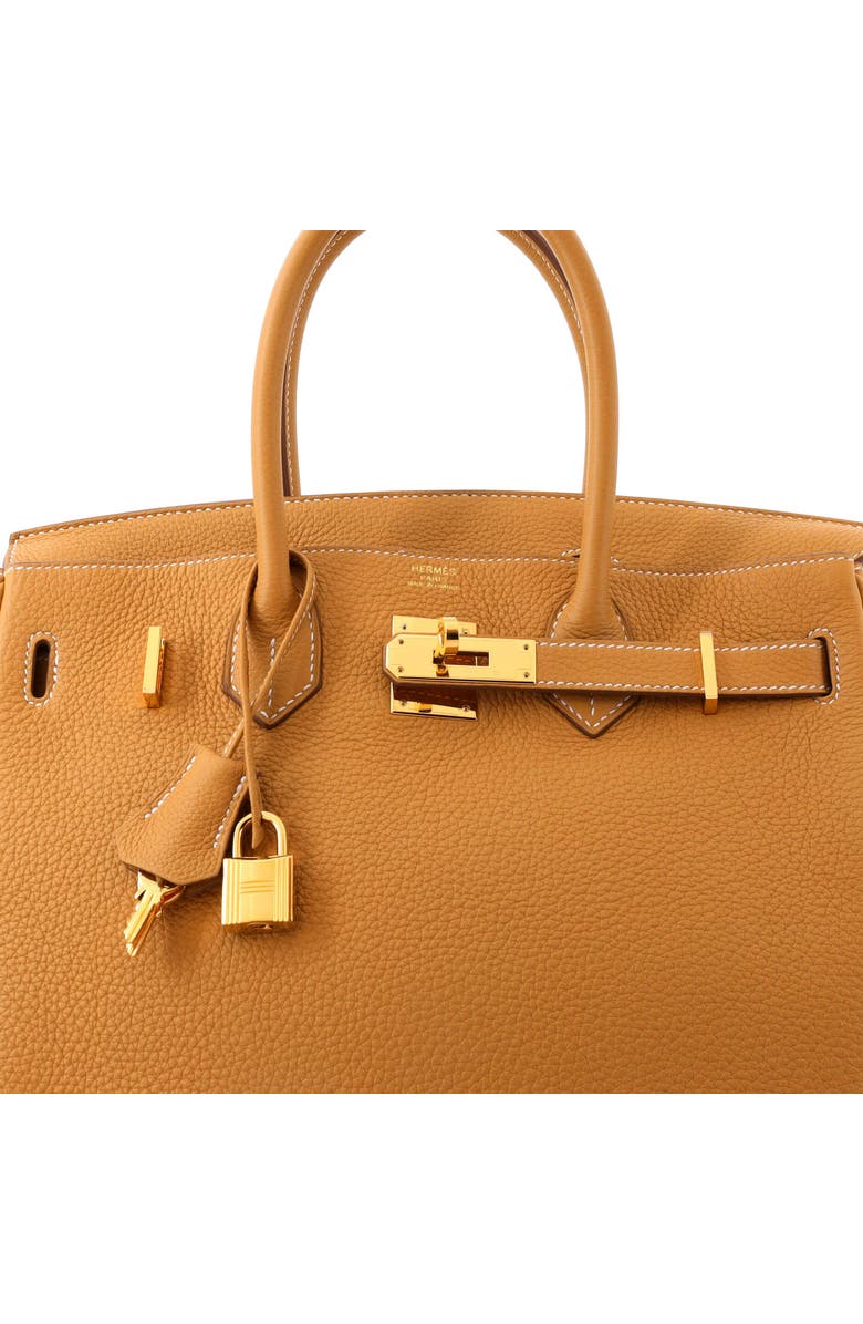 Pre-Owned Hermes Birkin Handbag Brown Togo with Gold Hardware 30, Alternate, color, Natural Sable