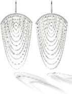 LANA 14K Gold Large Nude Cascade Earrings