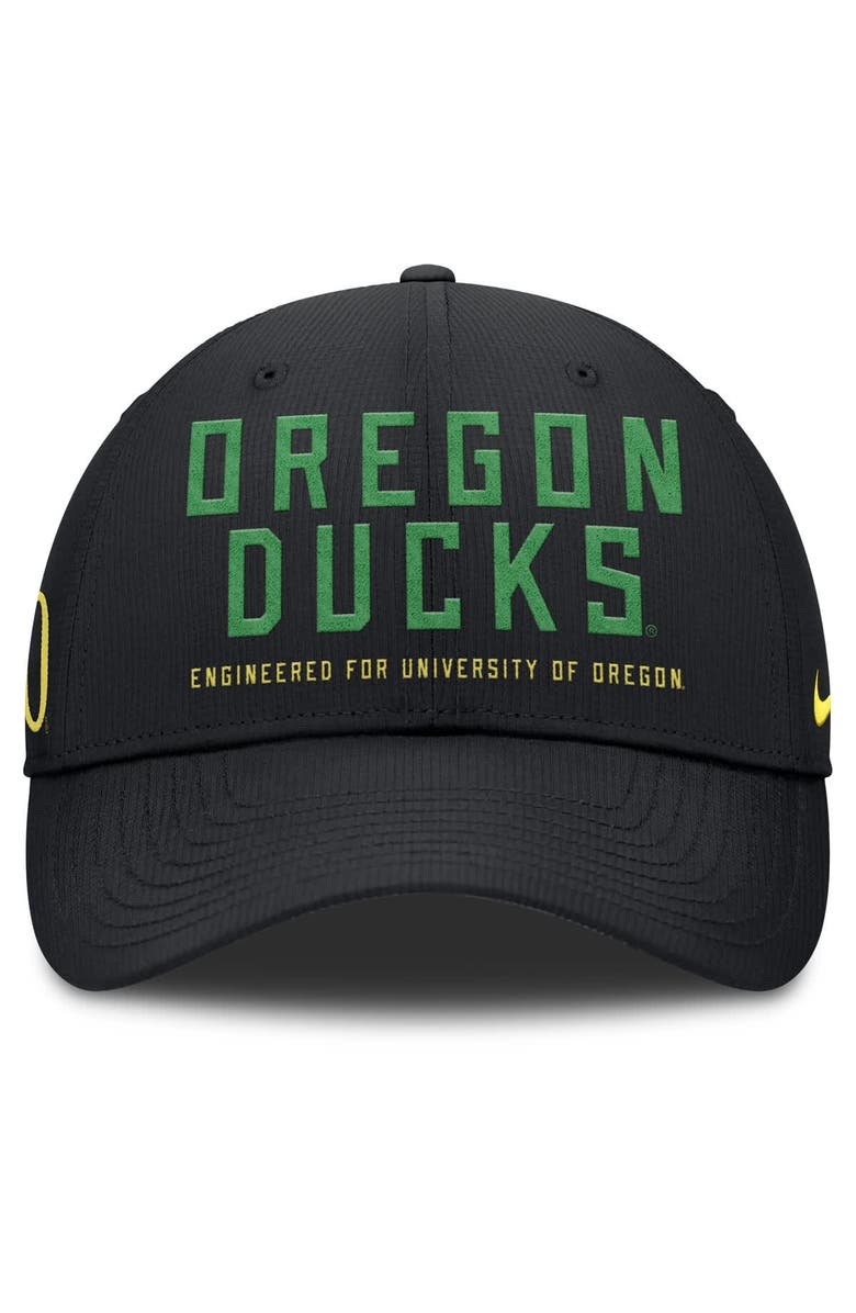 Nike Men's Nike Black Oregon Ducks 2025 On-Field Gameday Club Adjustable Hat, Alternate, color,