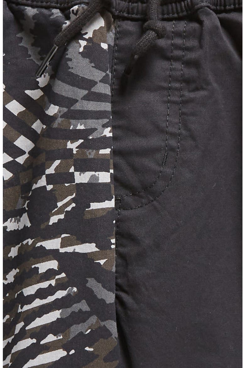 Kids' Radical Times Stretch Cotton Shorts, Alternate, color, BLACK