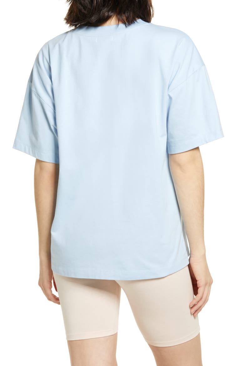 Knit Oversize Tee, Alternate, color, BLUE CASHMERE COOL