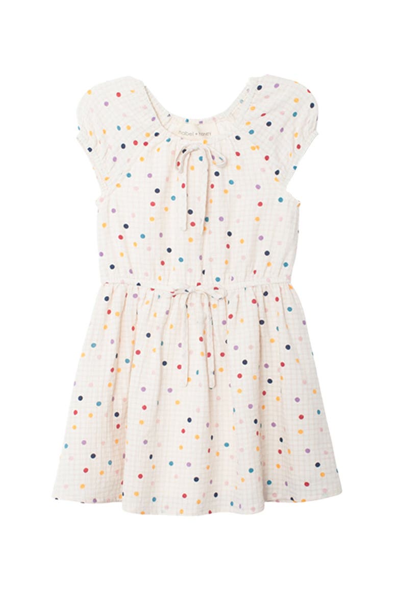 Confetti Cutie Cap Sleeve Dress, Main, color, Ivory